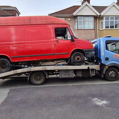 Bristol scrap car